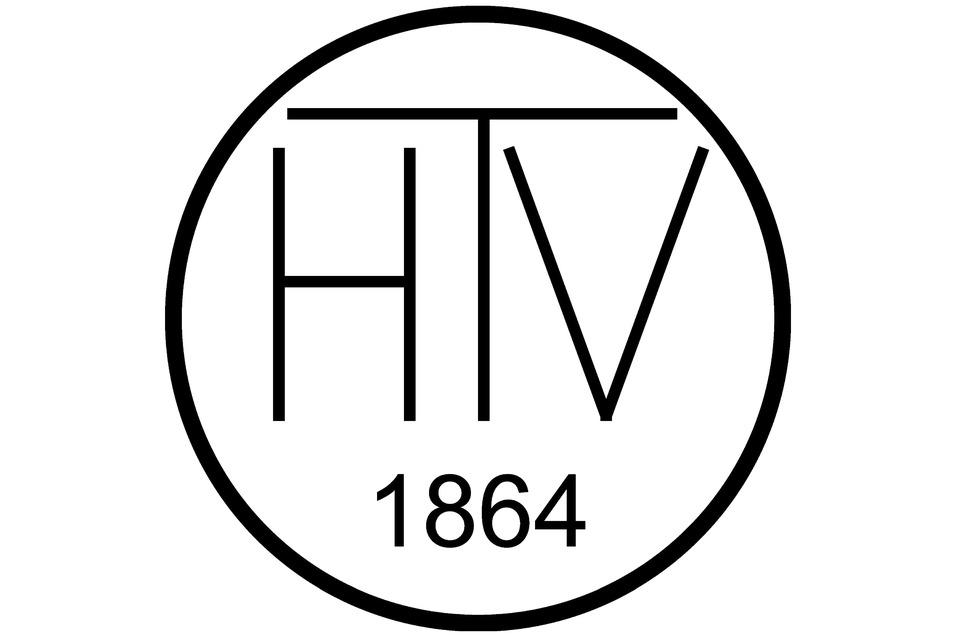 Logo des HTV, bestehend aus den Buchstaben &bdquo;HTV&ldquo; und der Zahl &bdquo;1864&ldquo; in einem kreisf&ouml;rmigen Rahmen.